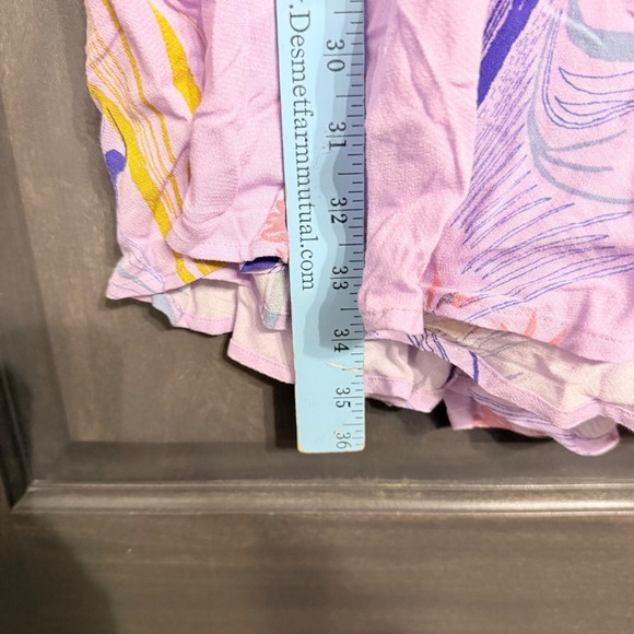 Free People Lilac Floral Cold Shoulder  Dress Size L - Picture 7 of 9